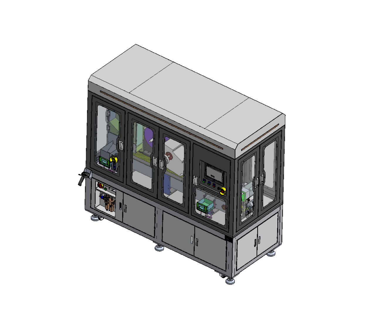 Cylindrical Object Labeling Machine